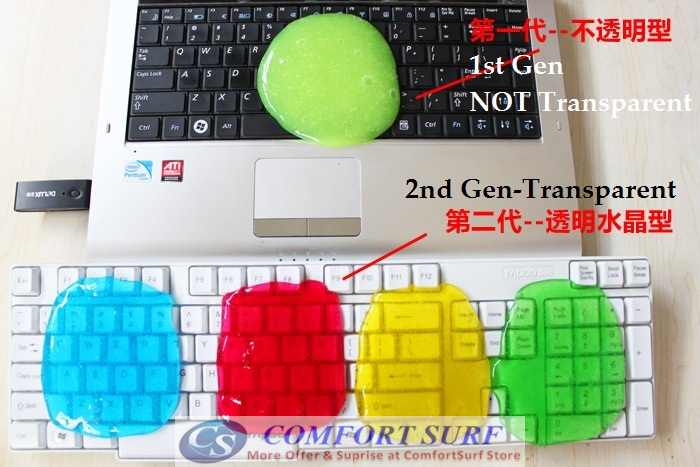 NEW 2nd Generation Magic Super Clean Gyu Slimy Gel (Transparent)